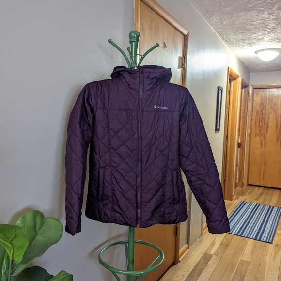 Columbia Jackets & Blazers - Columbia copper crest hooded quilted jacket